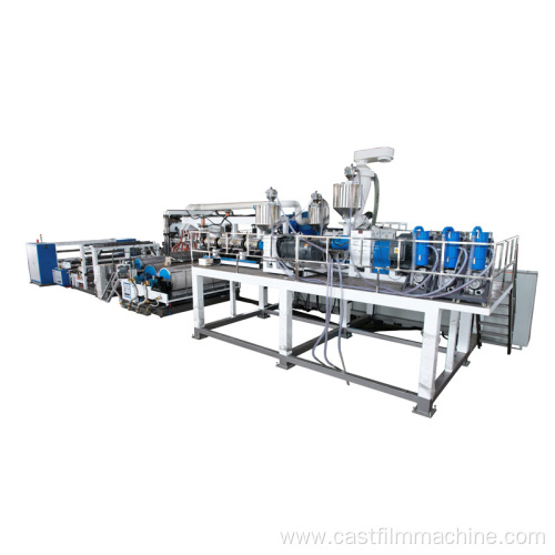 CPP flow film production line